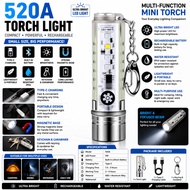 520A Rechargeable LED Torch USB Charging High Power Flashlight Waterproof Portable Search Light for 