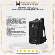 BACKPACK 2070 - Large Capacity 70L Outdoor Mountain Travel BACKPACK P67JM