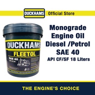 Duckhams Fleetol Series 3 SAE 40 (18 liters) - SAE40 Engine Oil 18L