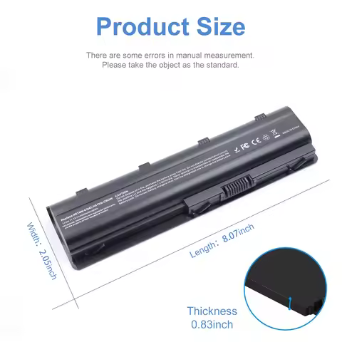 LOLG CQ42 MU06 Laptop Battery for HP Pavilion G7 G6 DM4 DV7-6000 DV6-3000 CQ43 CQ56 CQ57 CQ62 HP 200