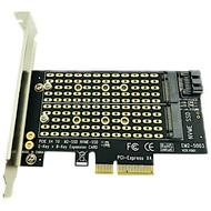 Pcie To M2/M.2 Adapter M.2 Ngff To Desktop Pcie X4 X8 X16 Nvme Sata Dual Ssd Pci Express Adapter Car