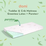 [PRELOVED] Domi Greentea Latex Toddler &amp; Crib Mattress Purotex - Baby Box Mattress