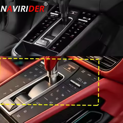Touch Control Center Console Gear Shift Panel Radio AC Front Panel Board Accessories For Porsche Mac