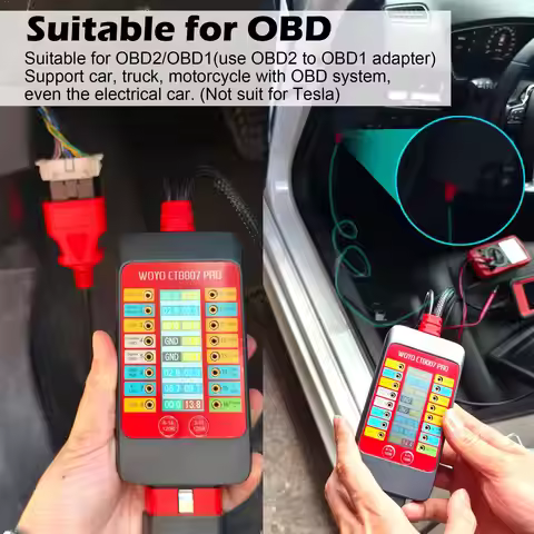 WOYO CTB007 PRO OBD2 Breakout Box with Built-in 120 ohm Resistor for ECU Testing Tool on Bench