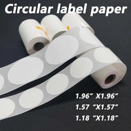 50mm/1.96" circle sticker labels for phomemo M110/M120/M220/M200 printers,1.18" Adhesive Round label
