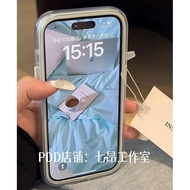 现货 轻奢简约二合一磨砂苹果15手机壳iPhone16PM透明1413软胶11防摔轻奢简约二合一磨砂苹果15手机壳iPhone16PM透明1413软胶11防摔