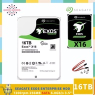 SEAGATE EXOS X16 16TB ST16000NM001G 3.5 HDD 7200rpm 256MB SATA 6Gb/s Enterprise Internal Hard Drive 