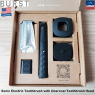 BURST® Sonic Electric Toothbrush with Charcoal Toothbrush Head (Black) แปรงสีฟันไฟฟ้า
