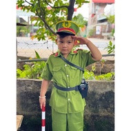 Children's Police/Military/Navy Set with Full Accessories, suitable for professional makeup Baju Pol