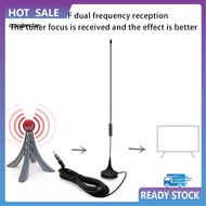 COOD Dual Frequency Reception SMA Head External Digital Antenna FM Signal Booster Roof Antenna Car Accessories