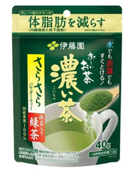 伊藤園 - 減脂濃味即溶抹茶粉 40g(4901085614525)【平行進口】不同包裝隨機發
