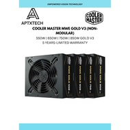 COOLER MASTER MWE GOLD V3 550W / 650W / 750W / 850W 80 PLUS GOLD ATX3.1 PCIE5.1 NON MODULAR PSU