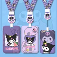 [SG] Sanrio Kuromi My Melody Cinnamoroll Ezlink Card Retractable Lanyard Pass Holder Student ID Tag 