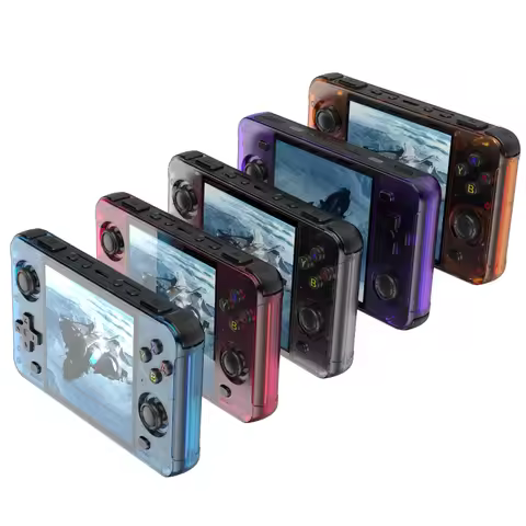 R40S Retro Portable Handheld Video Game Console Open Source Linux 4.0 inch IPS Screen 64GB/128G Buil
