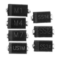 SMD Diode 1N4001 1N4002 1N4004 M1 M4 M7 Rectifier Diode