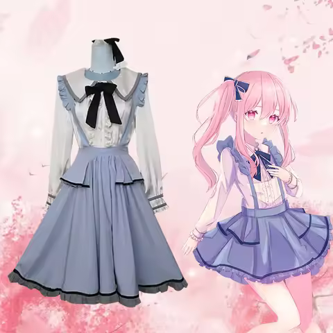 Hot Sale Anime Akiyama Mizuki Cosplay Costume Project Sekai Colorful Stage In Nightcord Amia Hallowe