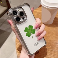 For Huawei Nova Y91 Y73 Y72 Y72s Y71 Y70 Plus Y63 Y61 Phone Case Simple Lucky Clover Good Luck March