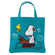 (藍色方型) 日本Snoopy 史諾比 多用途方型手提袋