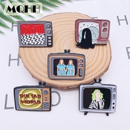 MQHH Creative Movie TV TV Brooch Horror Movie Collection Character Unique Badge Punk Jewelry Accesso