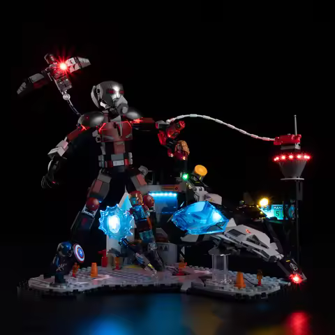 Not Include Model LED Light Set for Captain America: Civil War Action Battle 76314 Building Blocks B