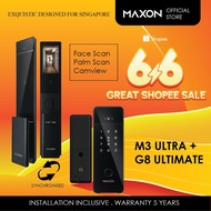 MAXON M3 ULTRA DOOR VIEWER WIFI DIGITAL DOOR LOCK + GATE LOCK G8 G5 BUNDLE