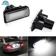 OPENMALL 1PC Car Canbus LED License Number Plate Light Assembly Replacement For Mercedes Benz C-Clas