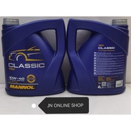 MANNOL MN7501 Classic SAE 10W-40 API SN/CH-4 ACEA A3/B4 Semi Synthetic Engine Oil (4 Litre)