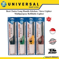 [SG SHOP SELLER] Kitchen Lighter Gas Lighter Stove Gas BBQ Lighter Safe (Assorted Colour)