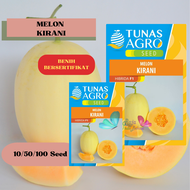 Biji Benih MELON KIRANI F1 Ori - Repack 100 Bibit Melon Premium JEPANG