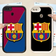 YS-5 FC Barcelona Logo Soft Silicone Casing for OPPO A7 F7 A12s A12 F9 A5S Realme 2 Pro