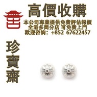 Chrome hearts克羅心Mikimoto 18K 白金珍珠耳環 墓葬系列（Grave Cross） 永恒之藤系列（Eternity Vine）​童军花系列（Scout Flower）​十字架系