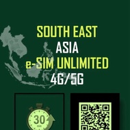 e-SIM SOUTH-EAST ASIA - Unlimited 128Kbps