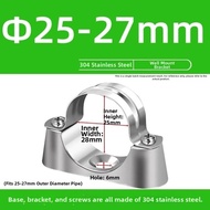 MEISITEKEKE | pipe clamp bracket Stainless Steel Pipe Clamp 20-25-32mm