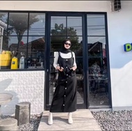 Overall gamis cantik - Overall jumpsuit cargo - Baju kodok remaja dewasa