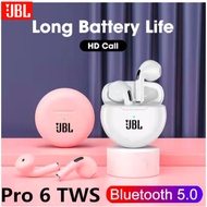 Original Pro6 TWS Wireless Bluetooth Earphone kawalan sentuh 9d Stereo headset untuk telefon pintar