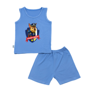 Bộ ba lỗ in chó cứu hộ Paw Patrol BENTY thấm hút mồ hôi tốt quần áo trẻ em cao cấp chính hãng