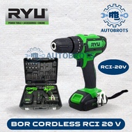 RYU Mesin Bor Cordless 20 V / Mesin Bor Baterai RCI 20 V