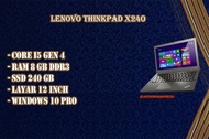 LAPTOP LENOVO THINKPAD CORE I5 GEN 4 RAM 8GB SSD 240 GB