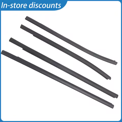 Black Outer Window Mould Weatherstrip 4Pcs Crafted alongside Ranger 2011-2021 Spec AB3926201A39AE AB
