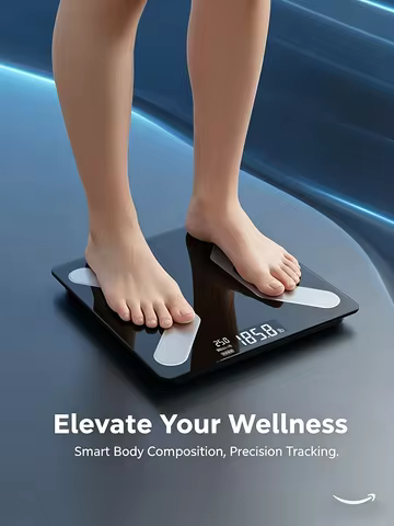 1pc Portable Bathroom Weight Scale Mini Smart Body Weight Scale High Precision Scale Weight Shipping