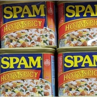 HORMEL FOODS SPAM HOT & SPICY CORNET HAM 340 GR | Non halal