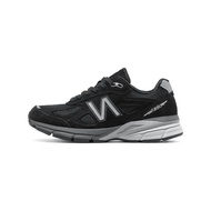 เป็นทางการ New Balance NB 990 V4 W990BK4 รองเท้าผู้ชาย รองเท้าผู้หญิง รับประกัน 1 ป