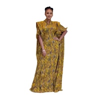 Dashiki Africa Clothes Plus Size African Dresses For Women Autumn Fashion African Half Sleeve V-neck