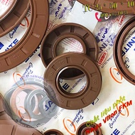 [01 cái] Phốt dầu Viton FKM chịu nhiệt 200 độ C kháng hóa chất TC 25*50*5 | TC 25*50*10 máy bơm hóa 