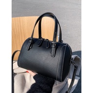 Solid Color Handbag Boston Bag