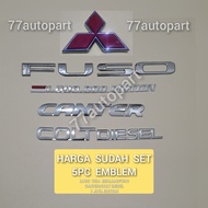 emblem logo mitsubishi tiga berlian fuso colt diesel canter 1 juta edition harga sudah 5pc emblem