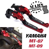 Motorcycle Accessories High Quality CNC Adjustable Folding Extendable Brake Clutch Levers For YAMAHA MT-07 FZ-07 MT-09 FJ-09 FZ-09 WITH LOGO 2017 2018 2019 2020 yamaha mt07 fz07 mt09 fj09 fz90 mt09 tracer 17-20