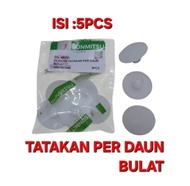 (5 BUAH) PLASTIK TATAKAN PER DAUN UNIVERSAL BULAT PER DAUN MOBIL
