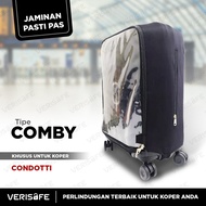 VERISAFE Combination Luggage Cover for Condotti Luggage - Elegant and Premium Men's Luggage Cover