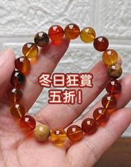 緬甸🇲🇲多寶琥珀手鍊🌈
9.5mm10g手圍17cm
HK＄988❌494
手鍊含👉金藍珀、金藍溶洞、花蜜蠟溶洞、白蜜蠟溶洞、金棕珀、血珀、黃蜜蠟溶洞、黃白蜜蠟溶洞、棕珀、玫瑰茶珀。💫《罕有美物》💫
